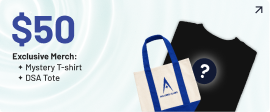 $50 membership with Mystery T-shirt and DSA Tote