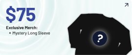 $75 membership with Mystery Long Sleeve T-shirt